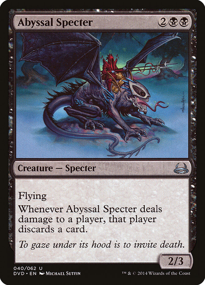 Abyssal Specter (Divine vs. Demonic) [Duel Decks Anthology] | Magic Magpie