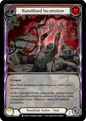 Runeblood Incantation (Red) [EVR107] (Everfest)  1st Edition Extended Art Rainbow Foil | Magic Magpie