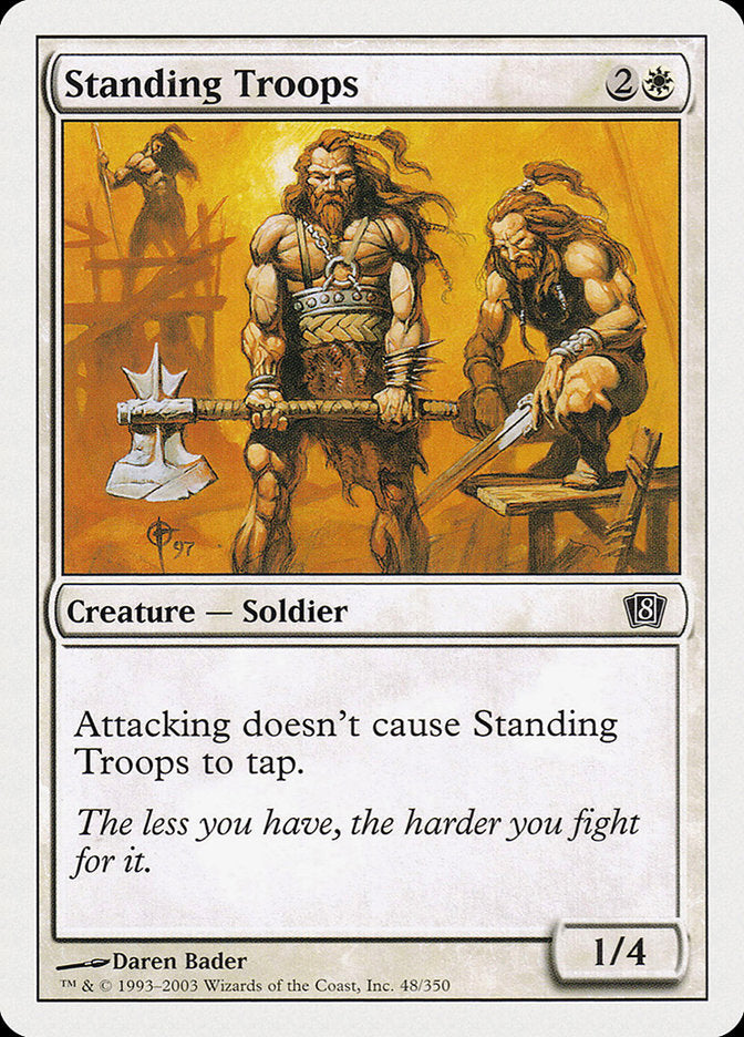 Standing Troops [Eighth Edition] | Magic Magpie