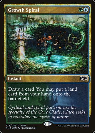 Growth Spiral [Ravnica Allegiance Promos] | Magic Magpie