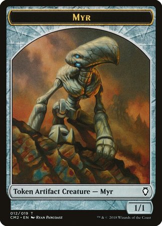 Myr Token [Commander Anthology Volume II Tokens] | Magic Magpie