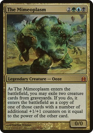 The Mimeoplasm (Oversized) [Commander 2011 Oversized] | Magic Magpie