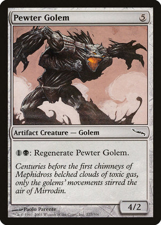 Pewter Golem [Mirrodin] | Magic Magpie