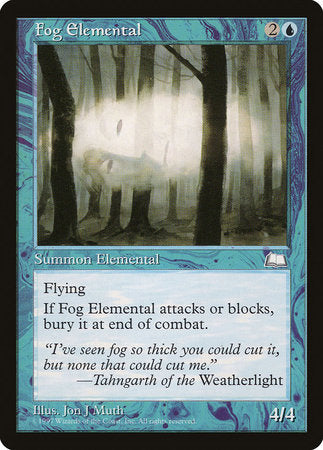 Fog Elemental [Weatherlight] | Magic Magpie