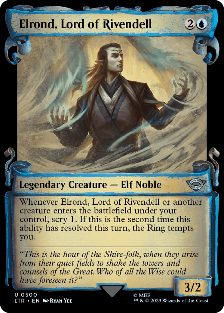 Elrond, Lord of Rivendell [The Lord of the Rings: Tales of Middle-Earth Showcase Scrolls] | Magic Magpie