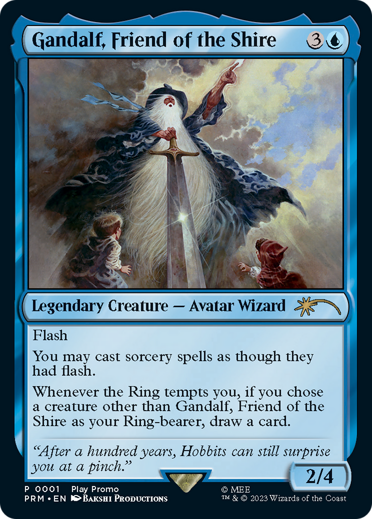 Gandalf, Friend of the Shire [Wizards Play Network 2023] | Magic Magpie