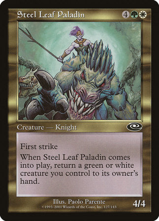 Steel Leaf Paladin [Planeshift] | Magic Magpie