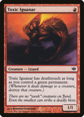 Toxic Iguanar [Conflux] | Magic Magpie