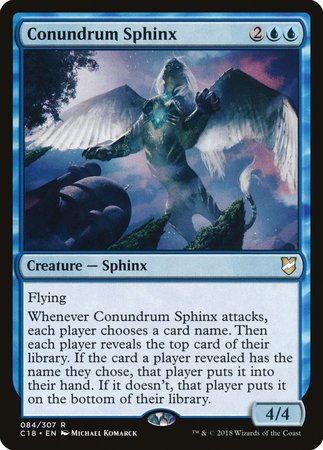 Conundrum Sphinx [Commander 2018] | Magic Magpie