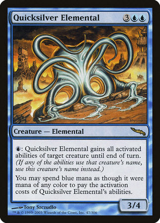 Quicksilver Elemental [Mirrodin] | Magic Magpie