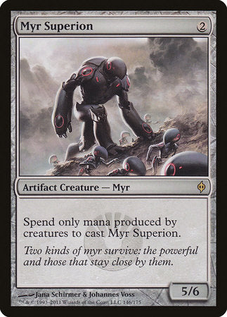 Myr Superion [New Phyrexia] | Magic Magpie