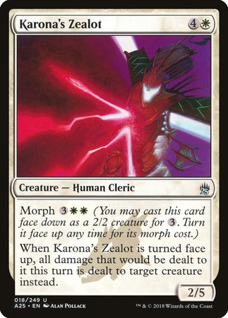 Karona's Zealot [Masters 25] | Magic Magpie