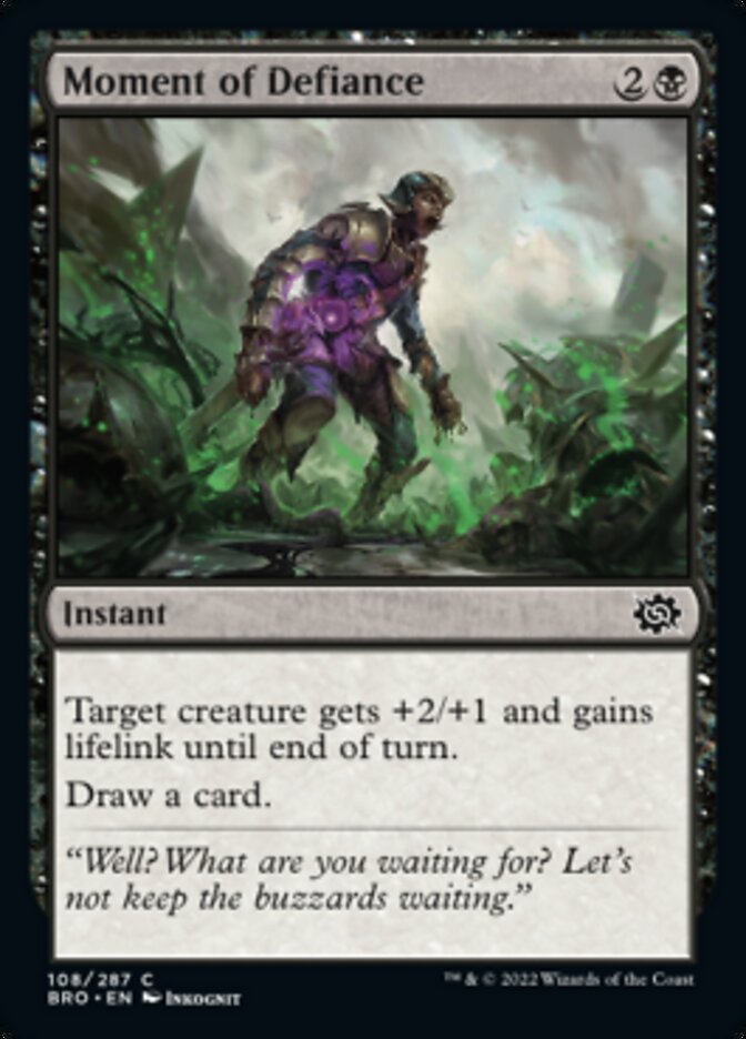 Moment of Defiance [The Brothers' War] | Magic Magpie