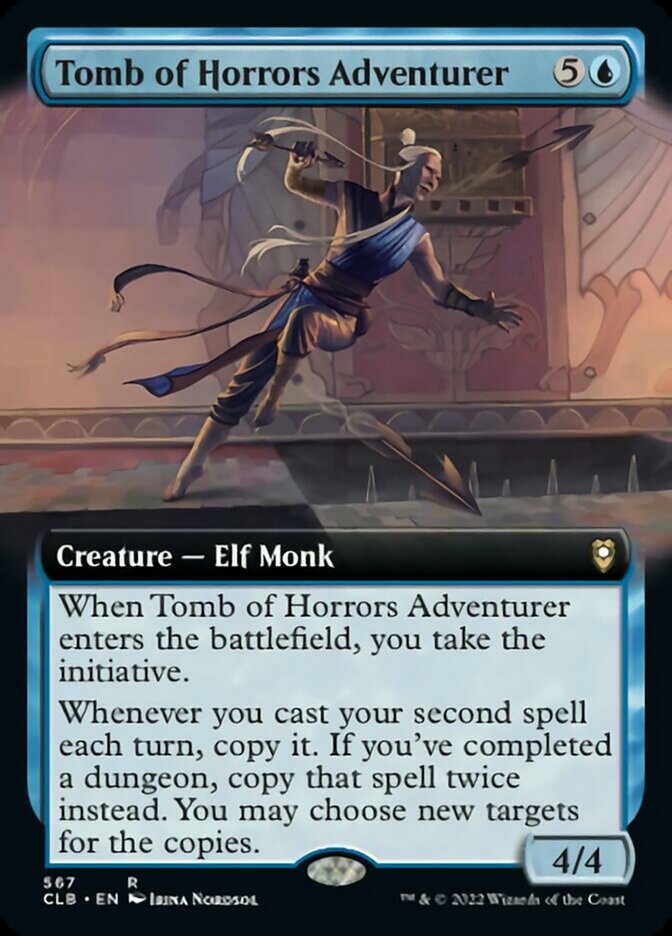 Tomb of Horrors Adventurer (Extended Art) [Commander Legends: Battle for Baldur's Gate] | Magic Magpie