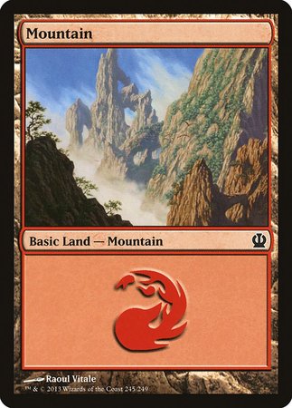 Mountain (245) [Theros] | Magic Magpie