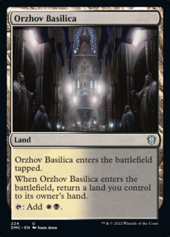 Orzhov Basilica [Dominaria United Commander] | Magic Magpie