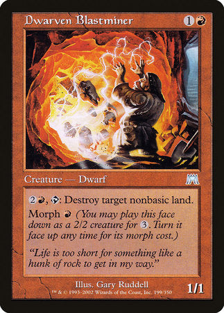 Dwarven Blastminer [Onslaught] | Magic Magpie
