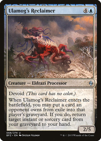 Ulamog's Reclaimer [Battle for Zendikar] | Magic Magpie