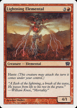 Lightning Elemental [Ninth Edition] | Magic Magpie