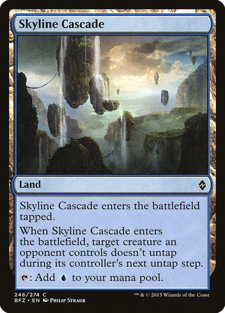 Skyline Cascade [Battle for Zendikar] | Magic Magpie