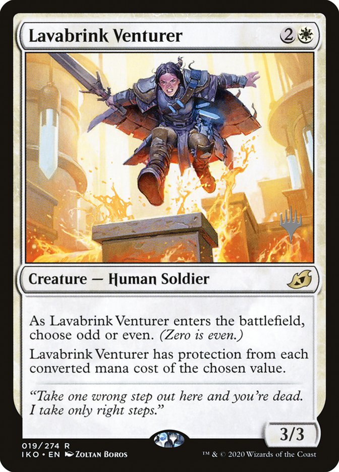 Lavabrink Venturer (Promo Pack) [Ikoria: Lair of Behemoths Promos] | Magic Magpie