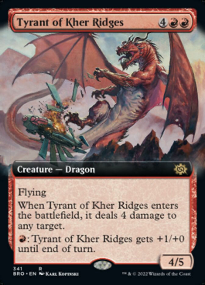 Tyrant of Kher Ridges (Extended Art) [The Brothers' War] | Magic Magpie