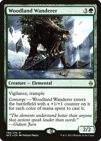 Woodland Wanderer [Battle for Zendikar Promos] | Magic Magpie