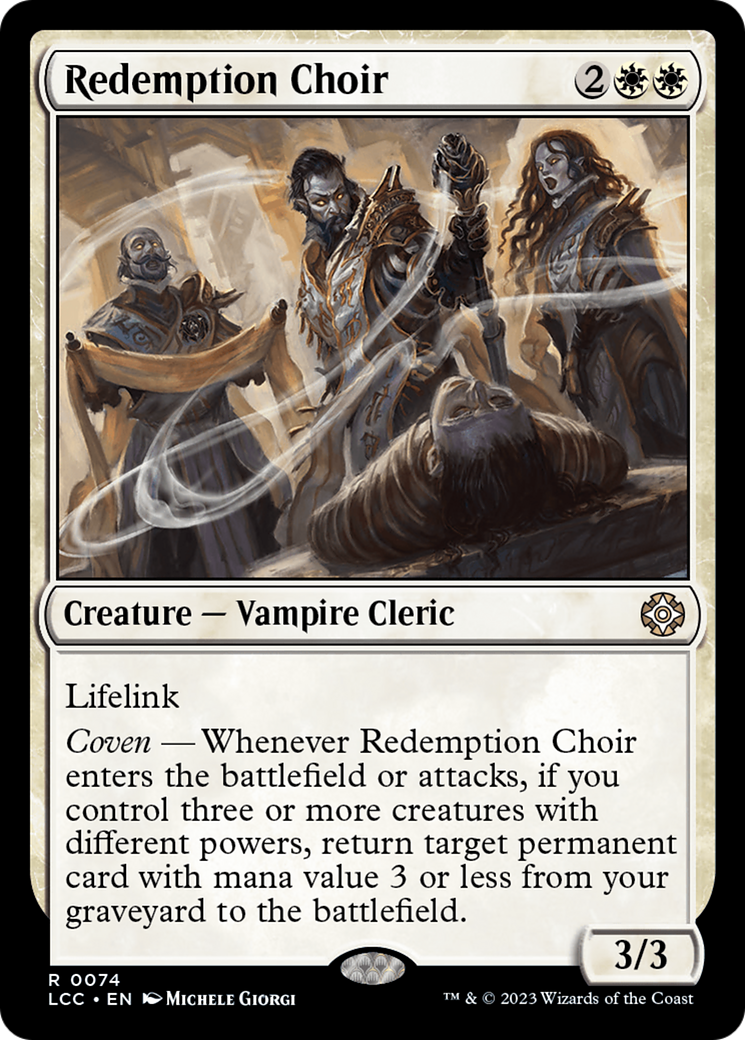 Redemption Choir [The Lost Caverns of Ixalan Commander] | Magic Magpie