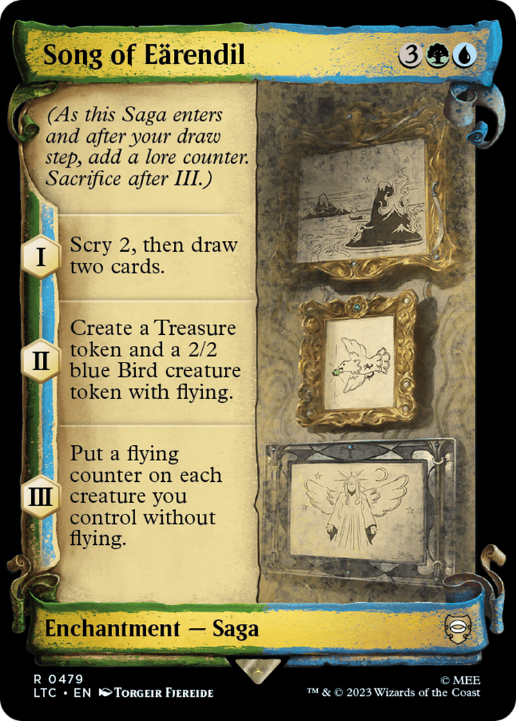 Song of Earendil [The Lord of the Rings: Tales of Middle-Earth Commander Showcase Scrolls] | Magic Magpie