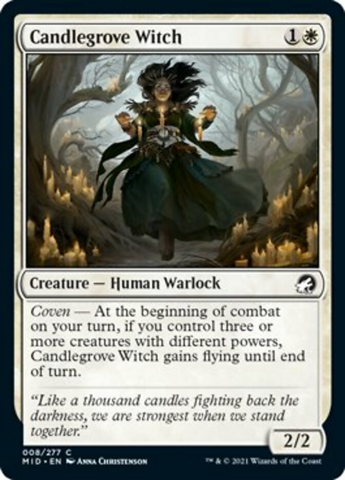 Candlegrove Witch [Innistrad: Midnight Hunt] | Magic Magpie