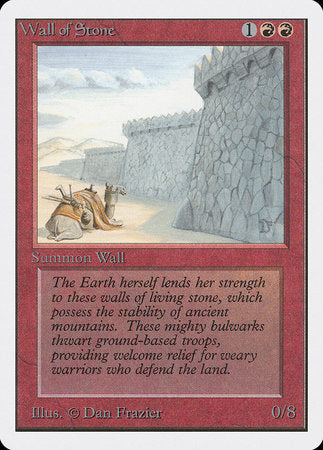 Wall of Stone [Unlimited Edition] | Magic Magpie