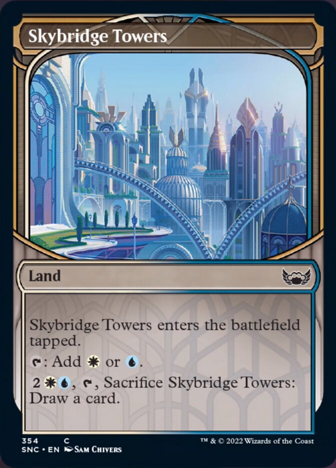 Skybridge Towers (Showcase Skyscraper) [Streets of New Capenna] | Magic Magpie