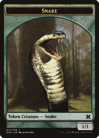 Snake Token [Modern Masters 2015 Tokens] | Magic Magpie