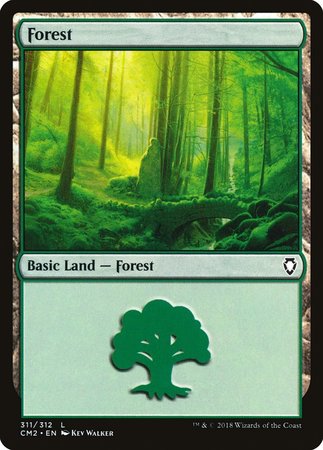 Forest (311) [Commander Anthology Volume II] | Magic Magpie
