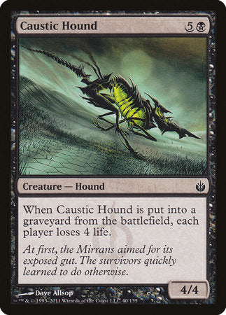 Caustic Hound [Mirrodin Besieged] | Magic Magpie