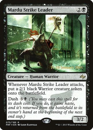 Mardu Strike Leader [Fate Reforged Promos] | Magic Magpie