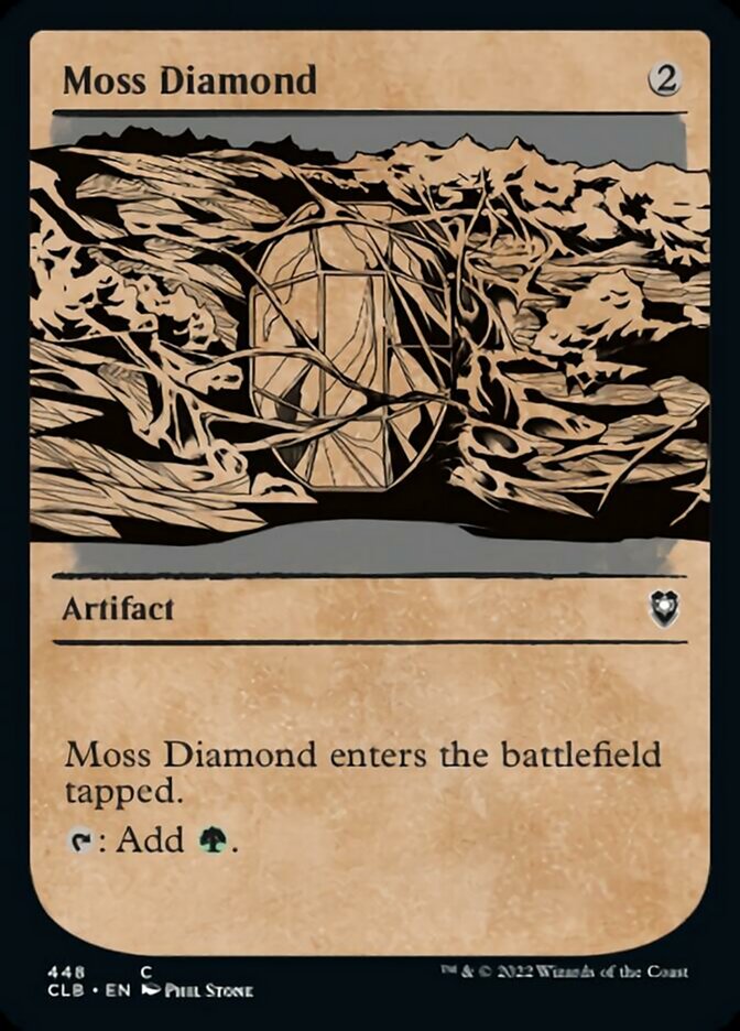 Moss Diamond (Showcase) [Commander Legends: Battle for Baldur's Gate] | Magic Magpie