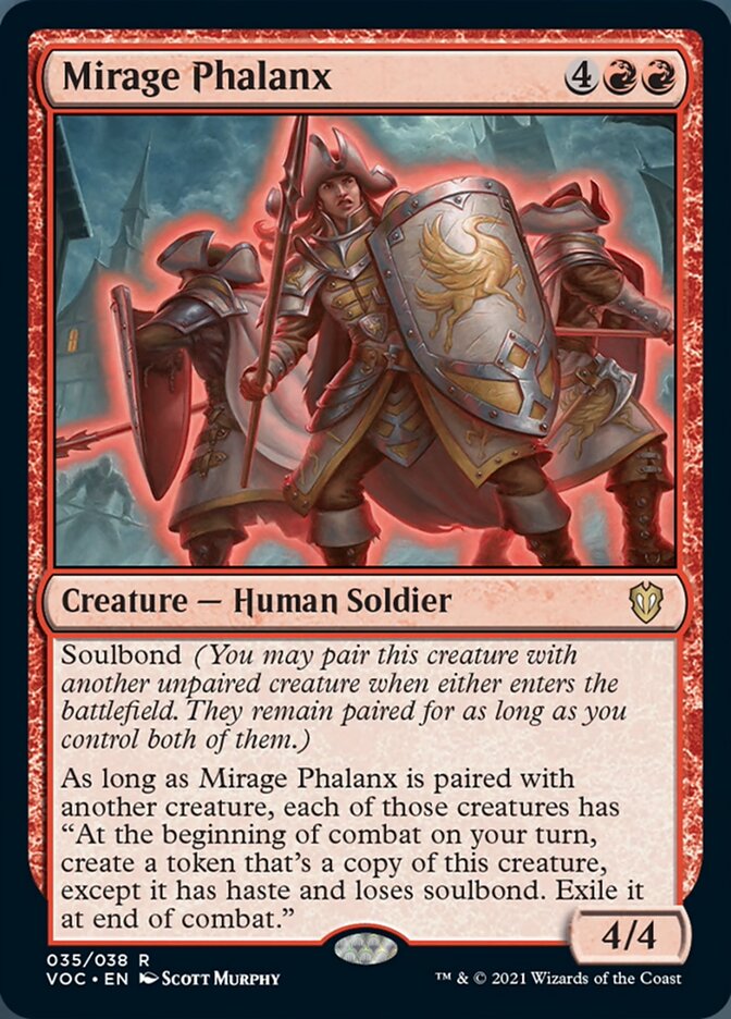 Mirage Phalanx [Innistrad: Crimson Vow Commander] | Magic Magpie