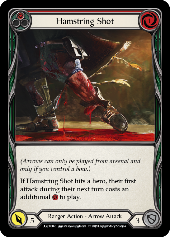 Hamstring Shot (Red) [ARC060-C] 1st Edition Normal | Magic Magpie