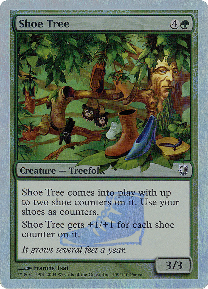 Shoe Tree (Alternate Foil) [Unhinged] | Magic Magpie