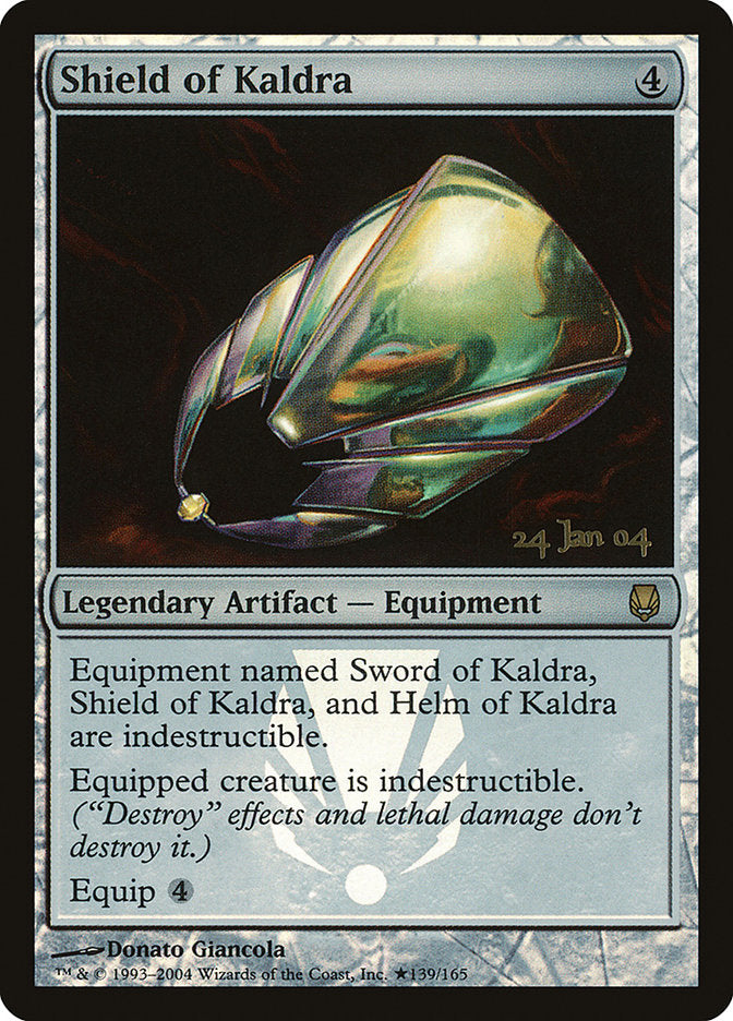 Shield of Kaldra [Darksteel Promos] | Magic Magpie