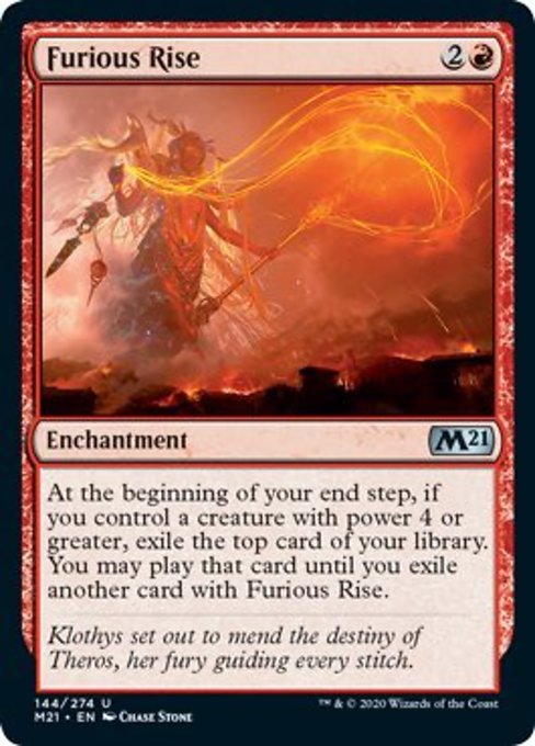 Furious Rise [Core Set 2021] | Magic Magpie