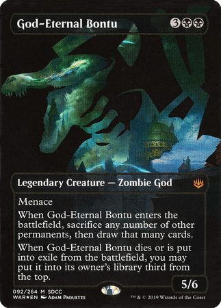 God-Eternal Bontu SDCC 2019 EXCLUSIVE [San Diego Comic-Con 2019] | Magic Magpie