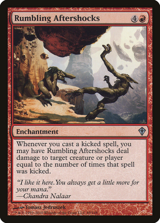 Rumbling Aftershocks [Worldwake] | Magic Magpie