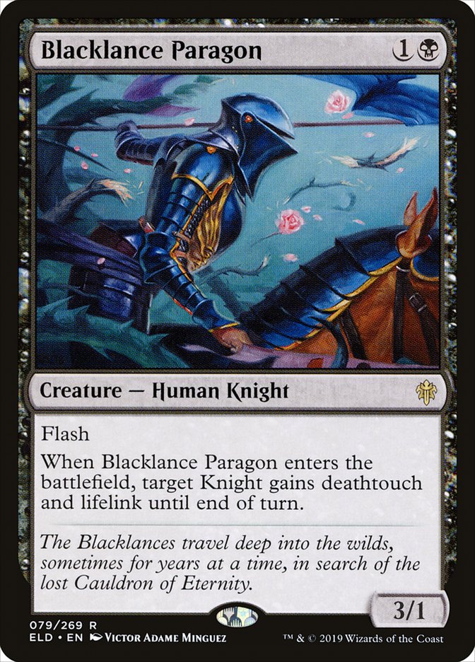 Blacklance Paragon [Throne of Eldraine] | Magic Magpie