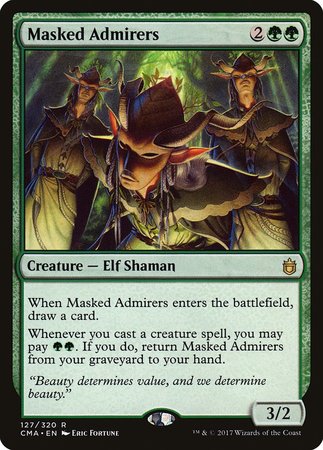 Masked Admirers [Commander Anthology] | Magic Magpie