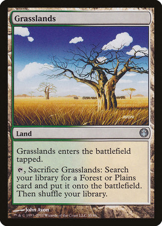 Grasslands [Duel Decks: Knights vs. Dragons] | Magic Magpie