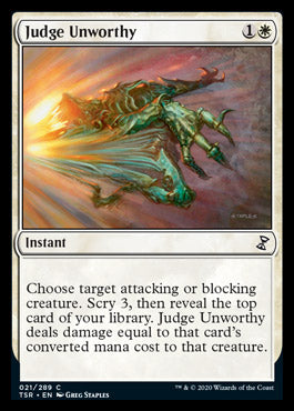 Judge Unworthy [Time Spiral Remastered] | Magic Magpie