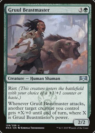 Gruul Beastmaster [Ravnica Allegiance] | Magic Magpie