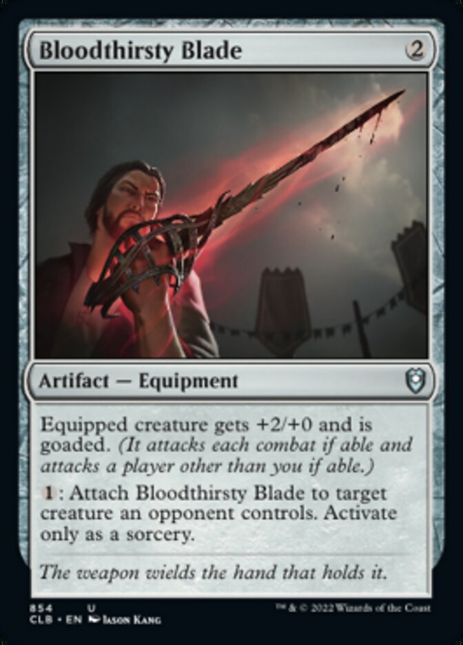 Bloodthirsty Blade [Commander Legends: Battle for Baldur's Gate] | Magic Magpie